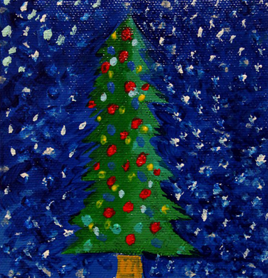 Mini tela <br>Natale